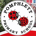 Pomphlett Primary School logo - UK Blinds Plymouth Ltd.
